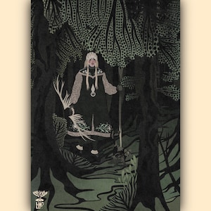 Vana Pt. 2 Original Art Print A4 - Folk tales