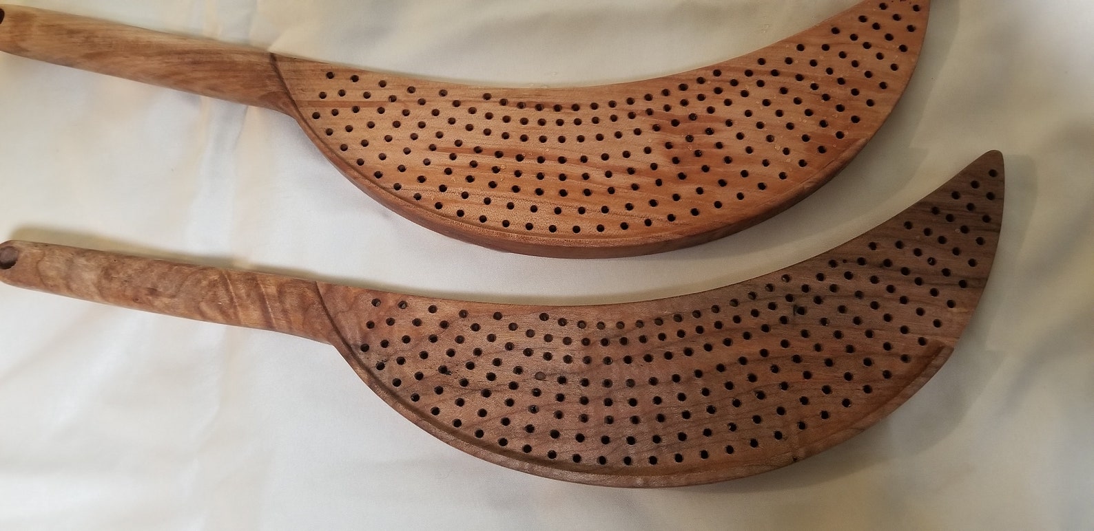 Wooden Colander Hand Held Etsy