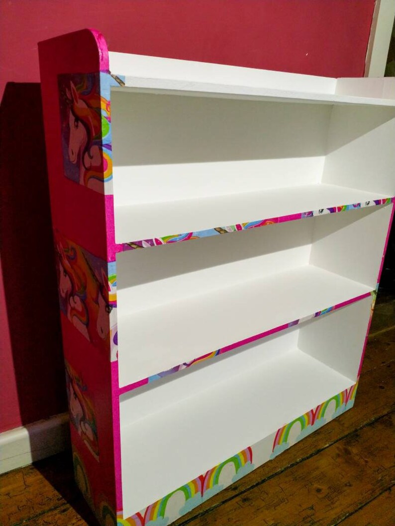 Children's Unicorn Bookcase or Storage Unit Etsy UK