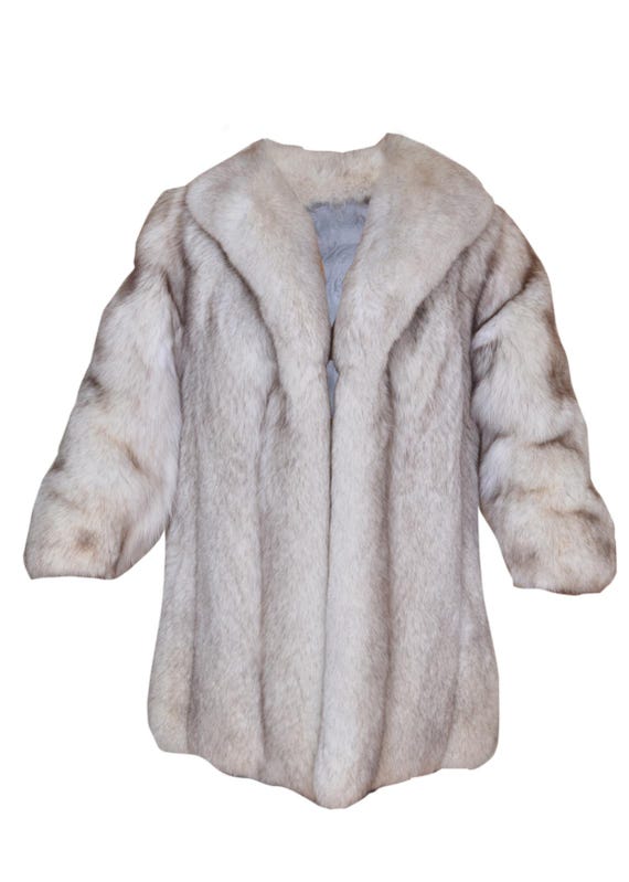 Treat Ürself fox fur coat Authentic Treat Urself Fox Fur Coat Outerwear Gray Brown