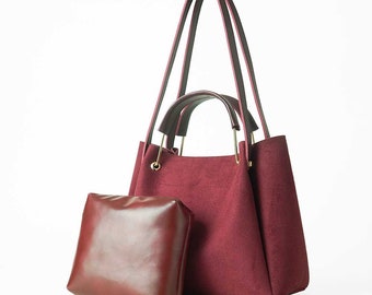 LARGE SUEDE LEATHER bag, brown suede leather tote women, shoulder bag, suede leather crossbody bag, large shopping bag