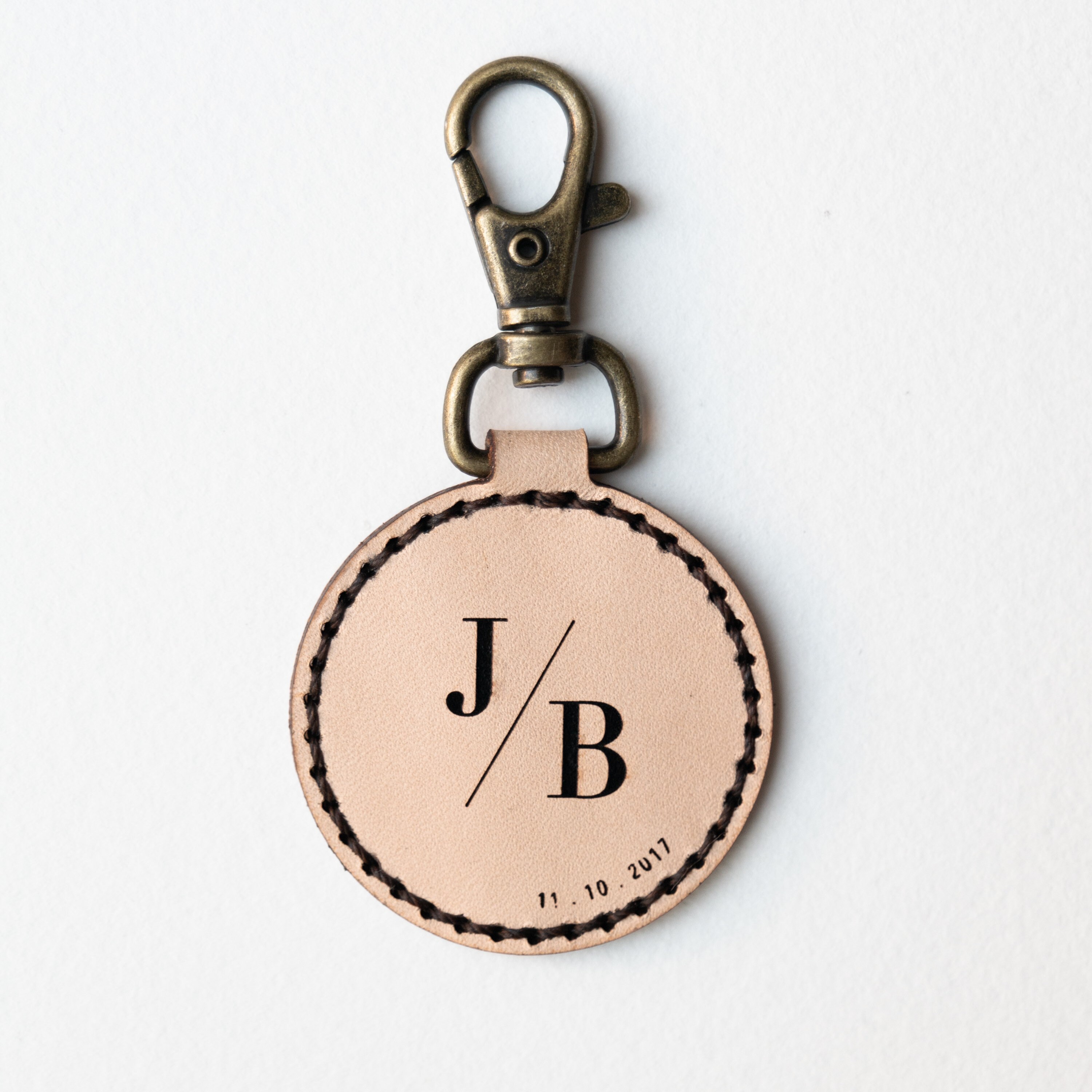 etsy personalized leather keychain