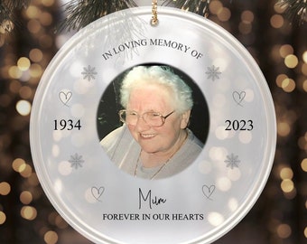 Personalized Memorial Christmas Bauble: Remembrance Ornament