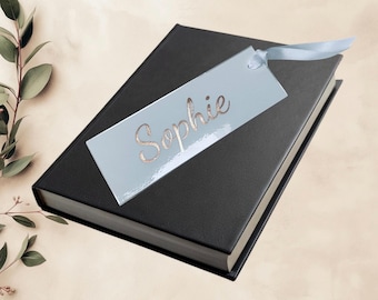 Personalized Foiled Bookmark: Custom Name Gift for Book Lover