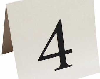 Table Name Card - text only