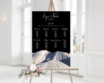 Moonlight Wedding Table Plan: Find Your Seat, Seating Chart