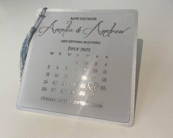 Californian Sunset Save The Date card