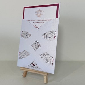 Leo wedding invitation
