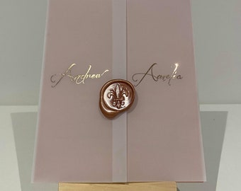 Kimberley wedding invitation