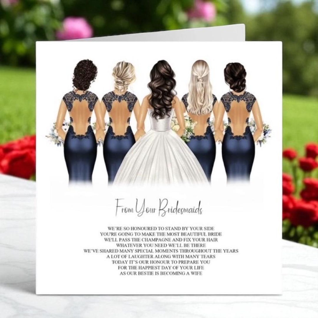 Stand Out It's An Honour To Be Your Bridesmaid Bridesmaid