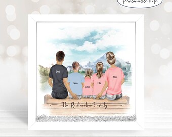 Personalized Family Print: Keepsake Gift in Boxed Frame