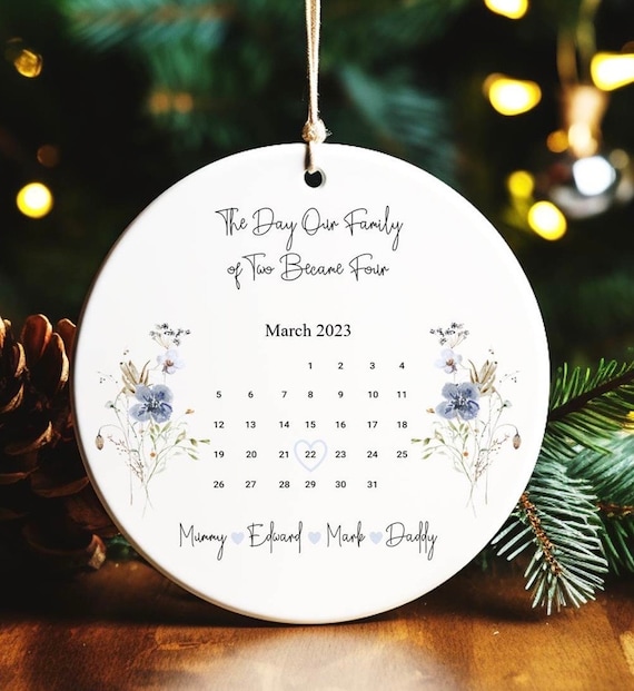 Etsy first on sale christmas bauble