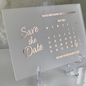 Forever Together Acrylic Save the Date