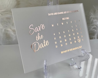 Forever Together Acrylic Save the Date