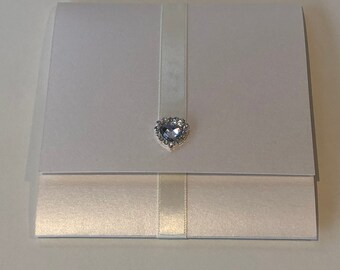 Precious Heart wedding invitation
