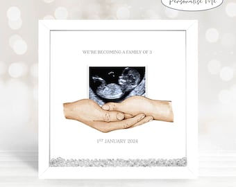 Personalized Baby Scan Photo Frame: Pregnancy Gift