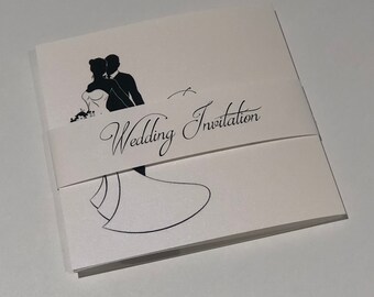 Heaven Sent wedding invitation