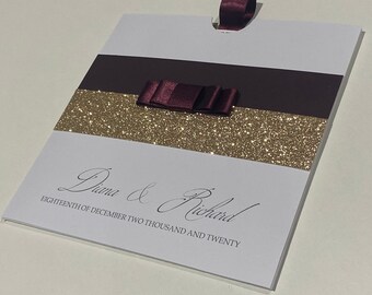 Spanish Steps wedding invitation
