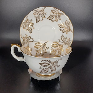 Royal Grafton Fine Bone China Teacup and Saucer, Made in England