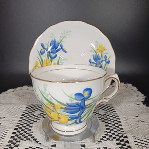 Royal Vale Bone China Teacup and Saucer, Made in England