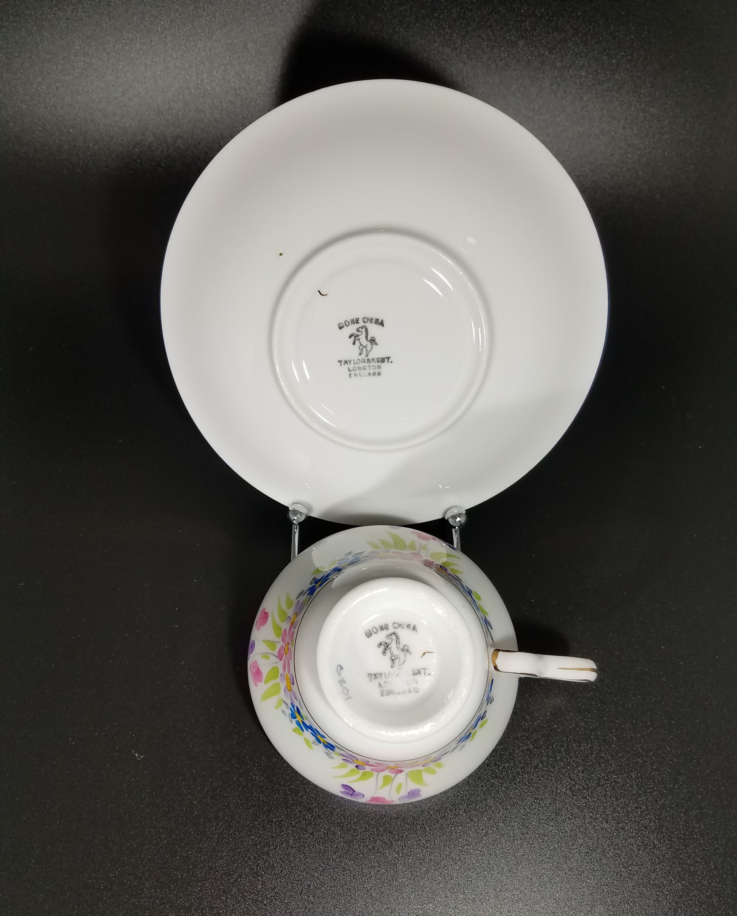 Taylor and Kent Bone China Teacup and Saucer Etsy