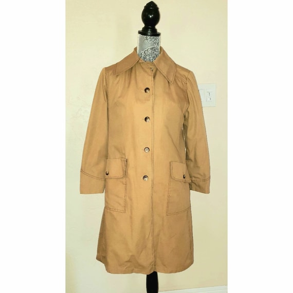 Classic Camel Trench Coat