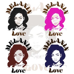 Afrocentric Black Woman Art Print: Melanin Queen Boho Decor (Digital Download)