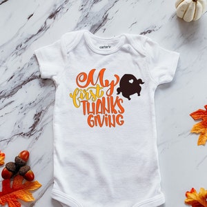 Baby First Thanksgiving Outfit Etsy Canada