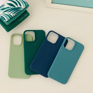 Silikonfodral i pastellfärger för iPhone, skyddande mjukt TPU-fodral