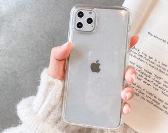 Clear Glitter Case Etsy Clear Glitter Case Etsy