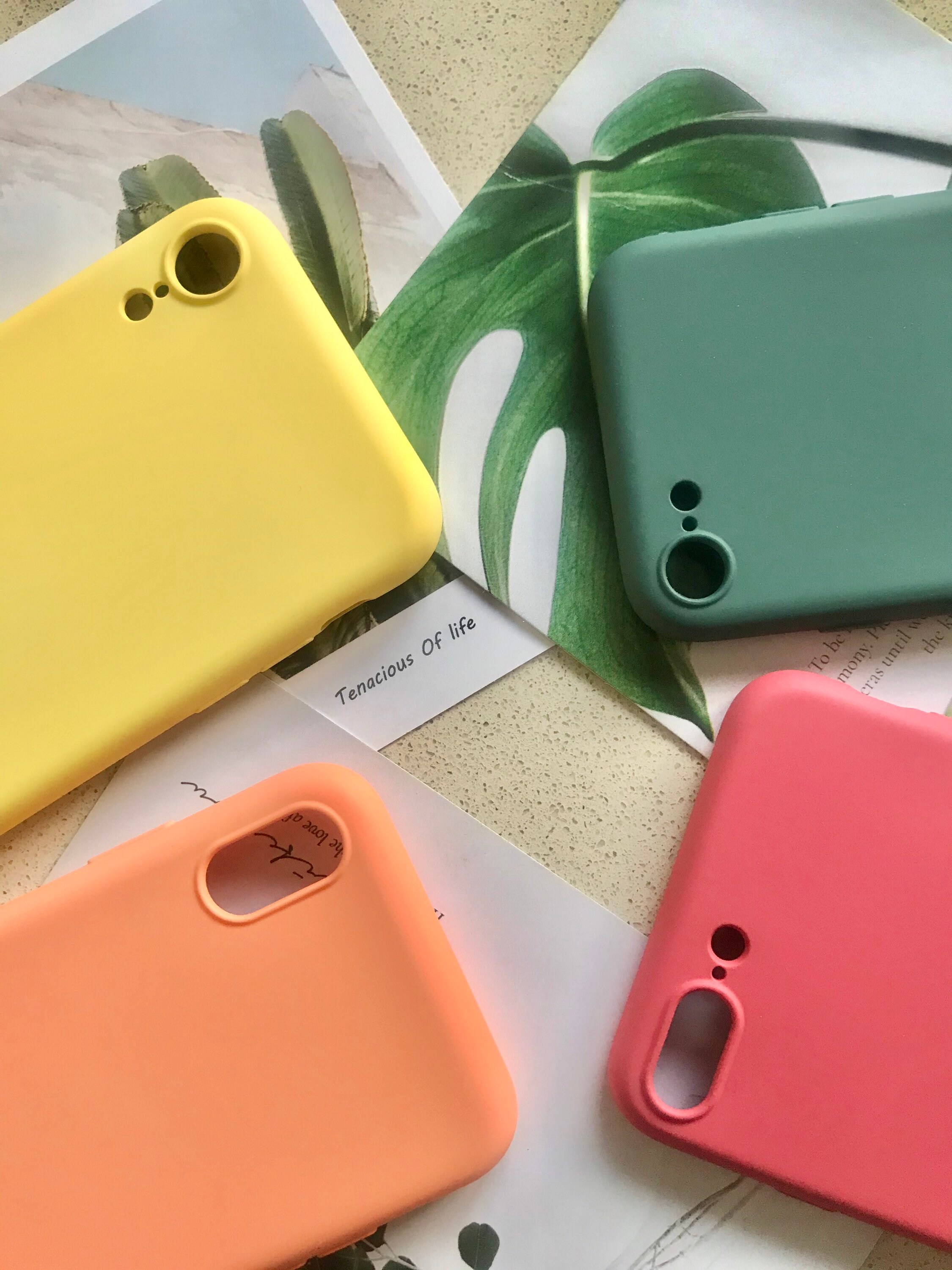 New Liquid Silicone, Pastel coloured phone Case, iPhone 7 case, iPhon…