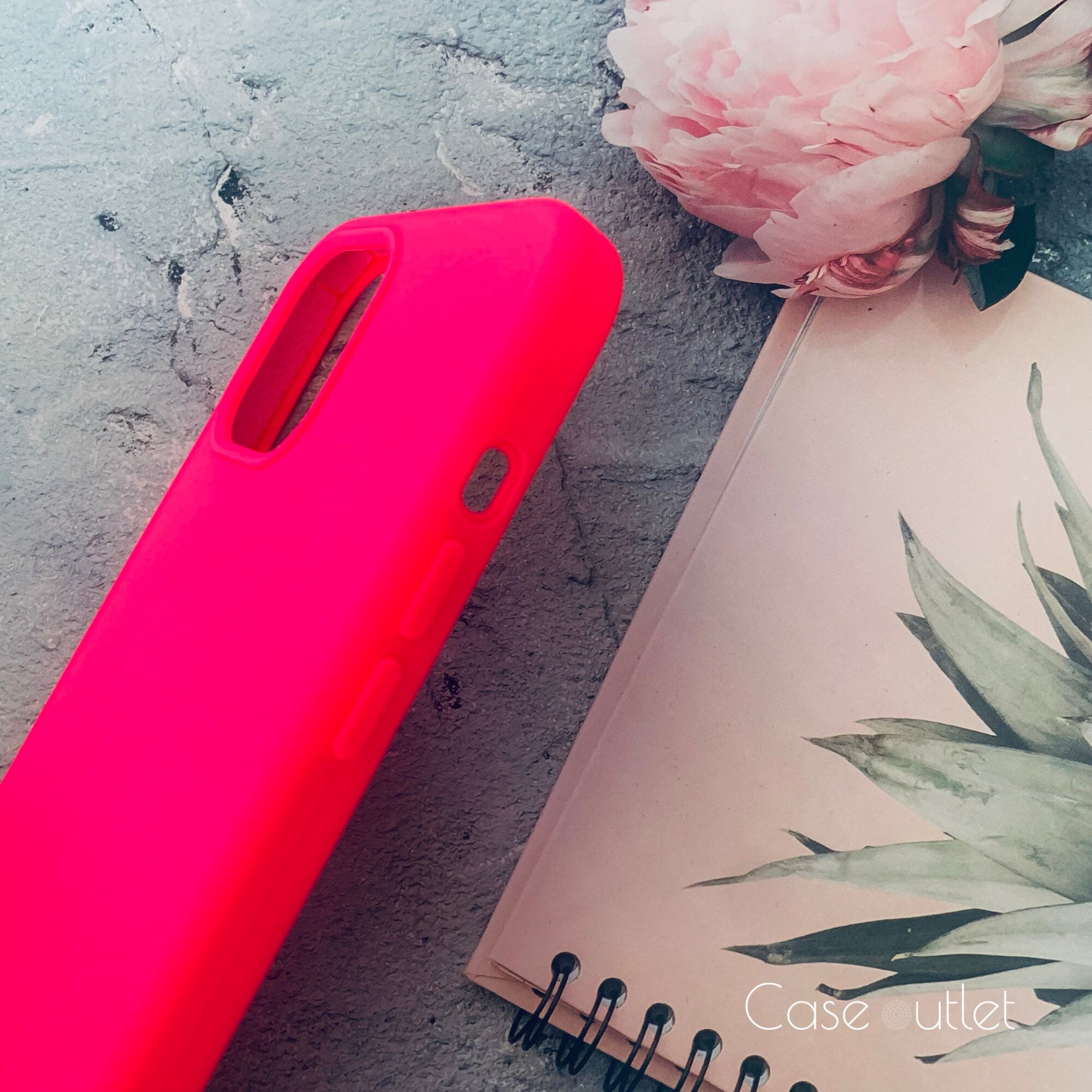 HOT Pink Phone Case for Iphone 14 13 Pro Max Iphone 12 Mini Etsy