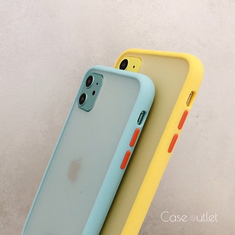 Matte Bumper Phone Cover for Iphone 12 Mini Iphone 11 Pro Max Etsy UK