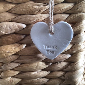 6 Thank you clay heart tags image 6