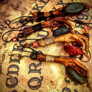 Chicken Foot / Heart Charm Voodoo Santeria