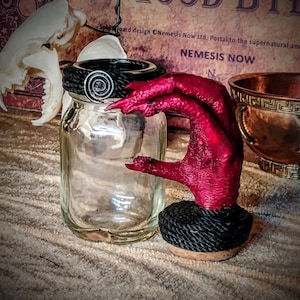 Potion Bottle Chicken Foot Topper Voodoo Santeria wicca