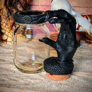 Potion Bottle Chicken Foot Topper Voodoo Santeria wicca