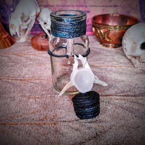 Antike Trankflasche Fischwirbel topper Apothekerflasche