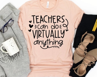 Os professores podem fazer praticamente qualquer coisa SVG - Camisa do professor SVG - Arquivo de corte do professor - Arquivo svg do professor para Cricut - Escola svg - Silhueta do Cricut