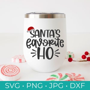 Santa's Favorite Ho SVG - Santa's Favorite Ho Cut File - Christmas Cut File - Cricut - Silhouette - Instant Download - SVG, PNG, Jpg, Dxf