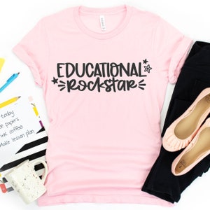 Educational Rockstar SVG - Pädagogische Rockstar Cut File - Lehrer SVG - Lehrer Schnittdatei - Lehrer Wertschätzung svg - Cricut Silhouette