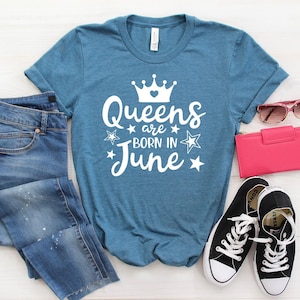 Queens Are Born In June SVG - June Birthday SVG Cut File - June Birthday Cut file - Birthday Svg - Birthday Queen - Digital Download