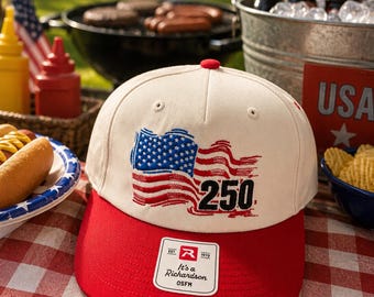 250th Anniversary USA Richardson 356 Five Panel Gramps American Flag Hat