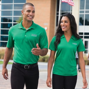 Sport Tech Moisture Wicking Polo with Customized Embroidered Logo image 5