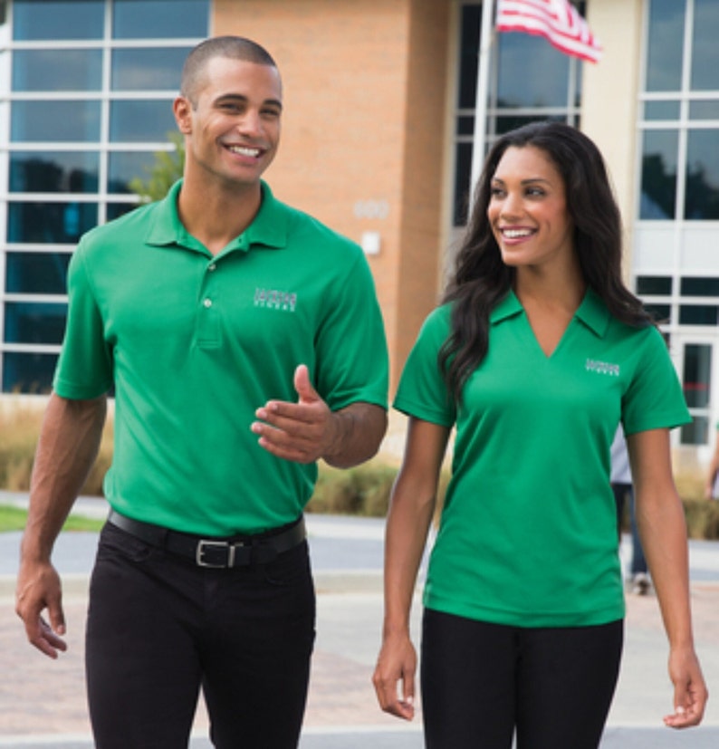 Sport Tech Moisture Wicking Polo with Customized Embroidered Logo image 5