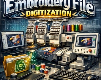 Embroidery File Digitization