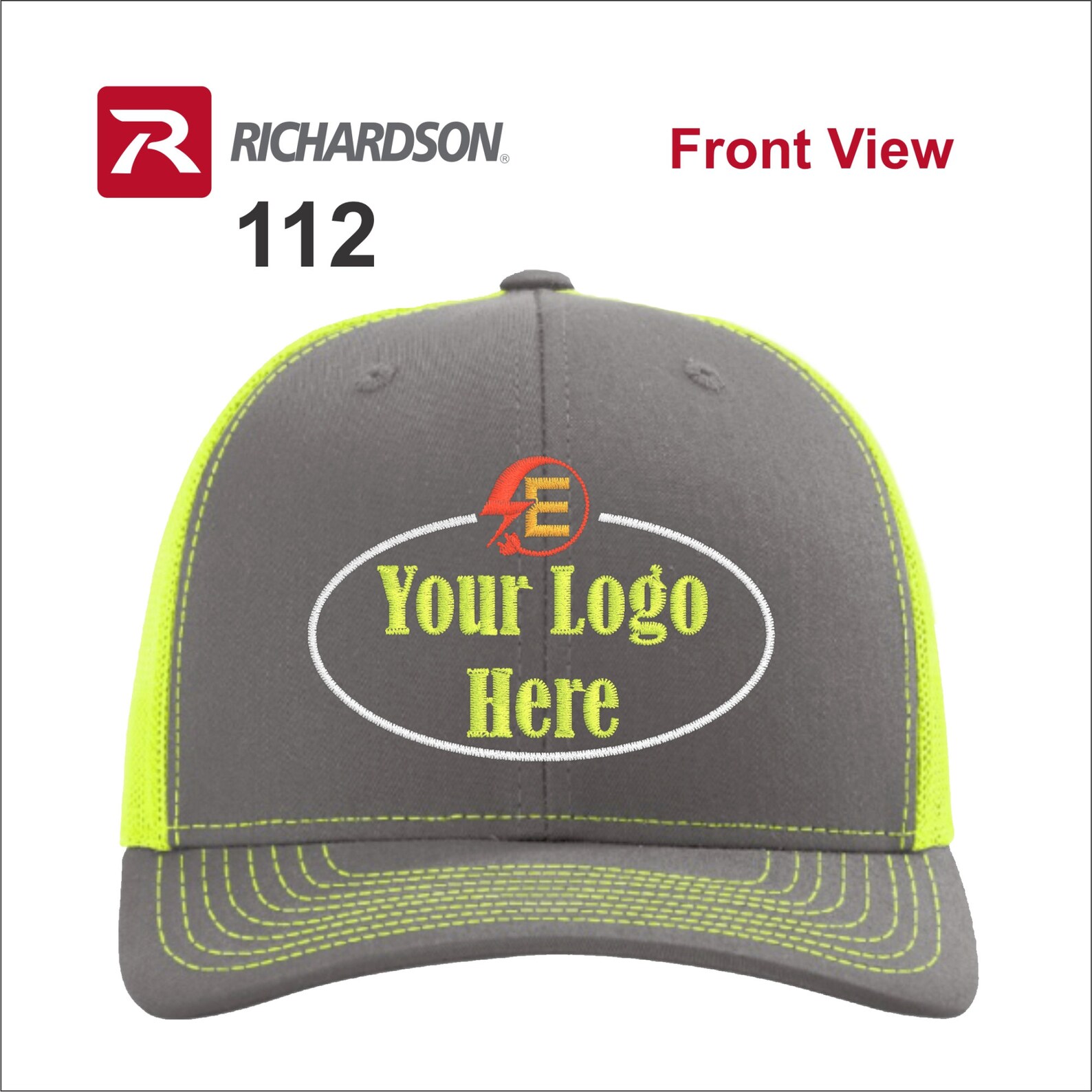 Richardson 112 Customized Embroidered Hats with Your Logo Etsy