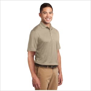 Sport Tech Moisture Wicking Polo with Customized Embroidered Logo image 3