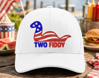 Two Fiddy Embroidered Richardson 112 Hat - 250 Years America Freedom