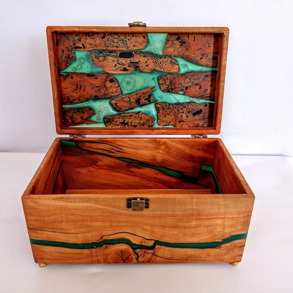 Wood Epoxy Jewelry Etsy